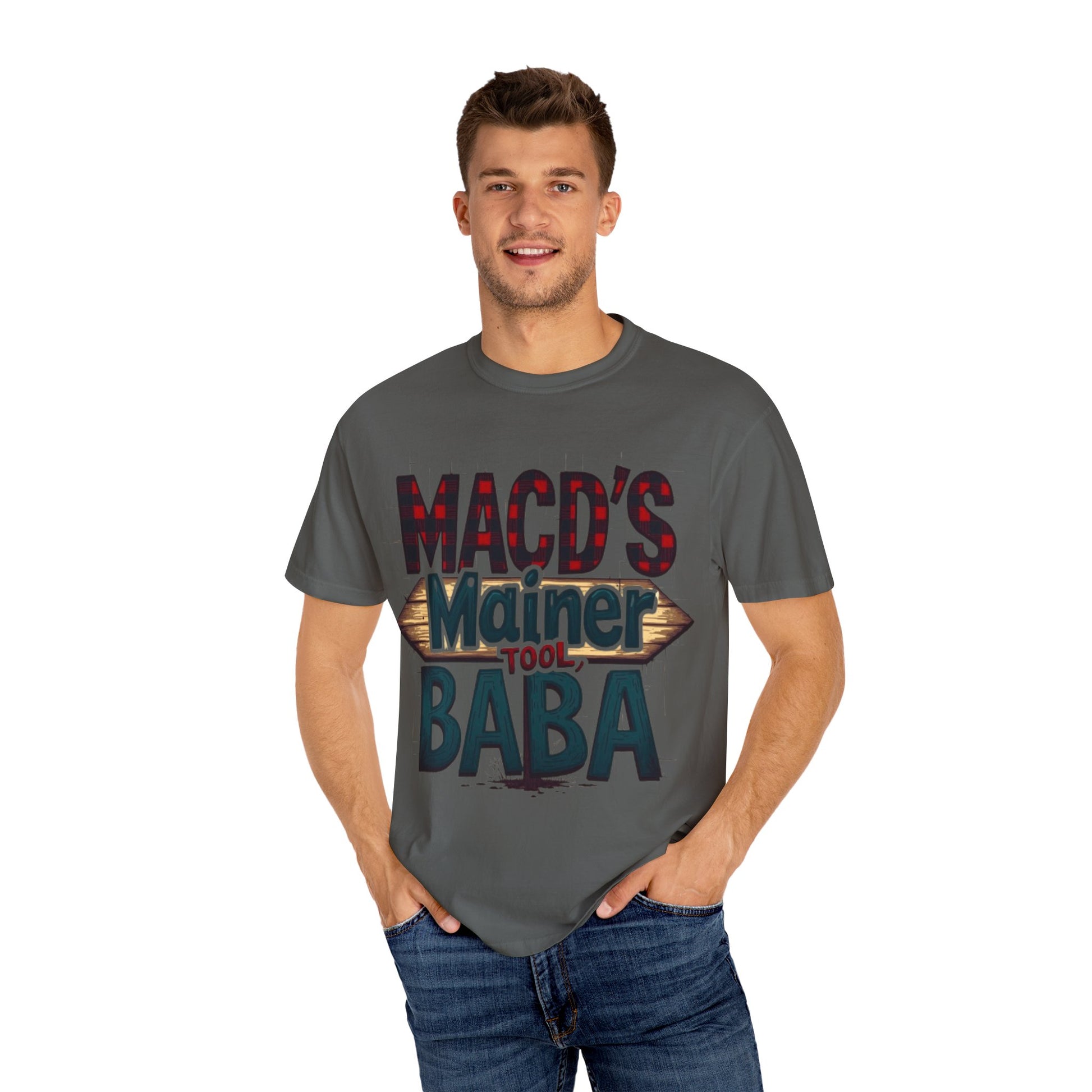 MACD’s a Mainer Tool, Baba – Funny Trader T-Shirt with Maine Accent - Candleholm