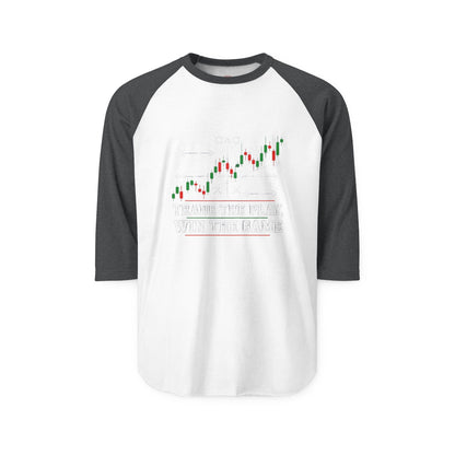 Trading Floor Stock Market Bull and Bear Three-Quarter Sleeve Raglan Shirt - Candleholm