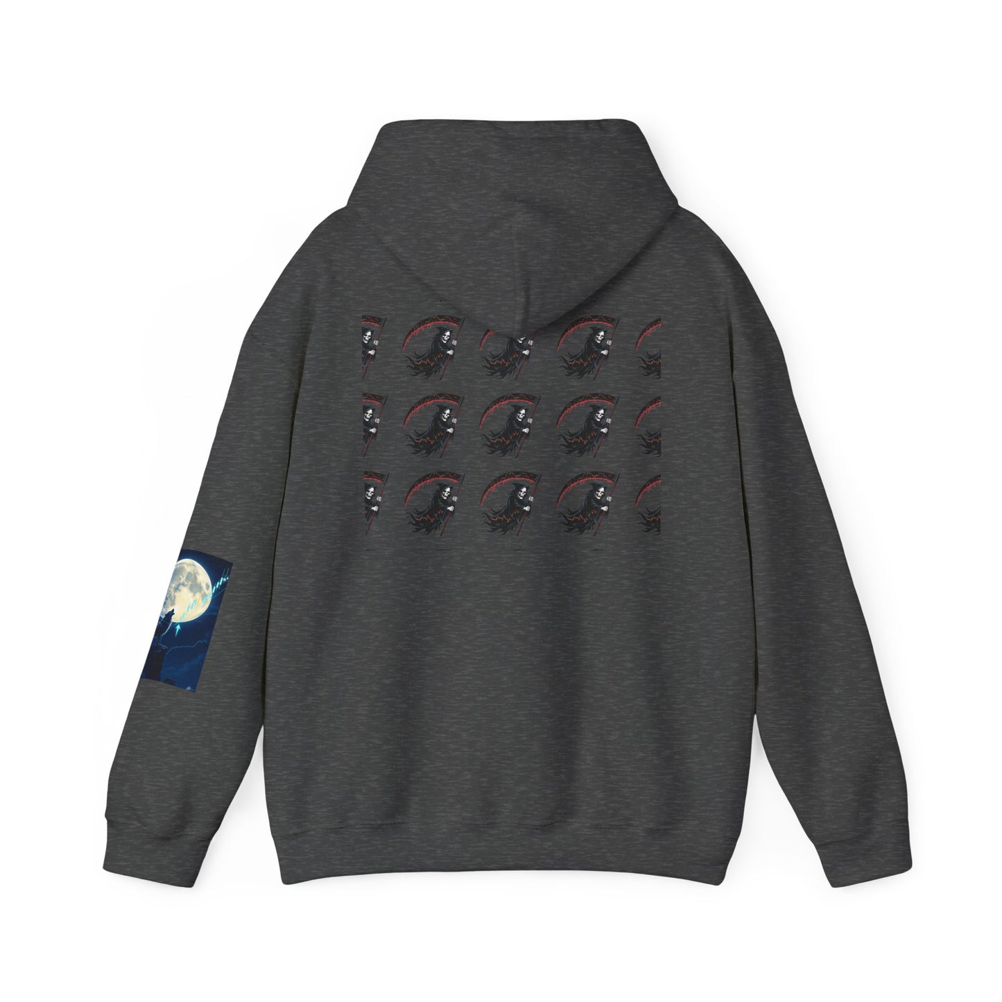 Pumpkin Pump – Bullish Halloween Rally Hoodie  Cozy Unisex Sweatshirt for Fall, Pumpkin and Moon Design, Perfect for Autumn Celebrations, Comfortable Gift [...] - Candleholm