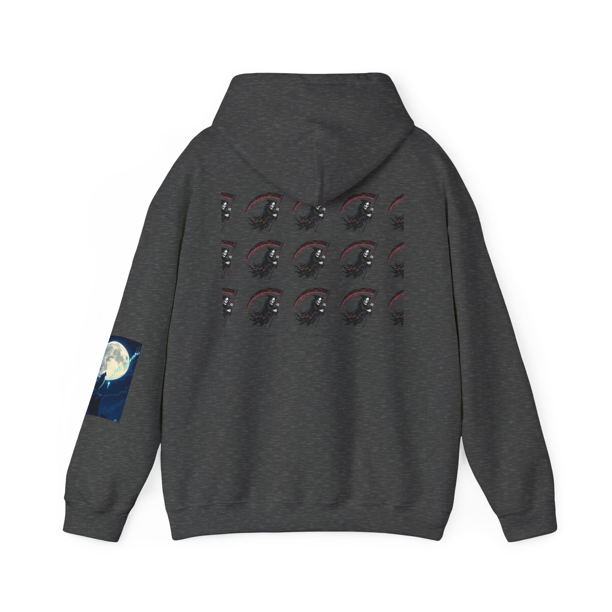 Pumpkin Pump – Bullish Halloween Rally Hoodie  Cozy Unisex Sweatshirt for Fall, Pumpkin and Moon Design, Perfect for Autumn Celebrations, Comfortable Gift [...] - Candleholm
