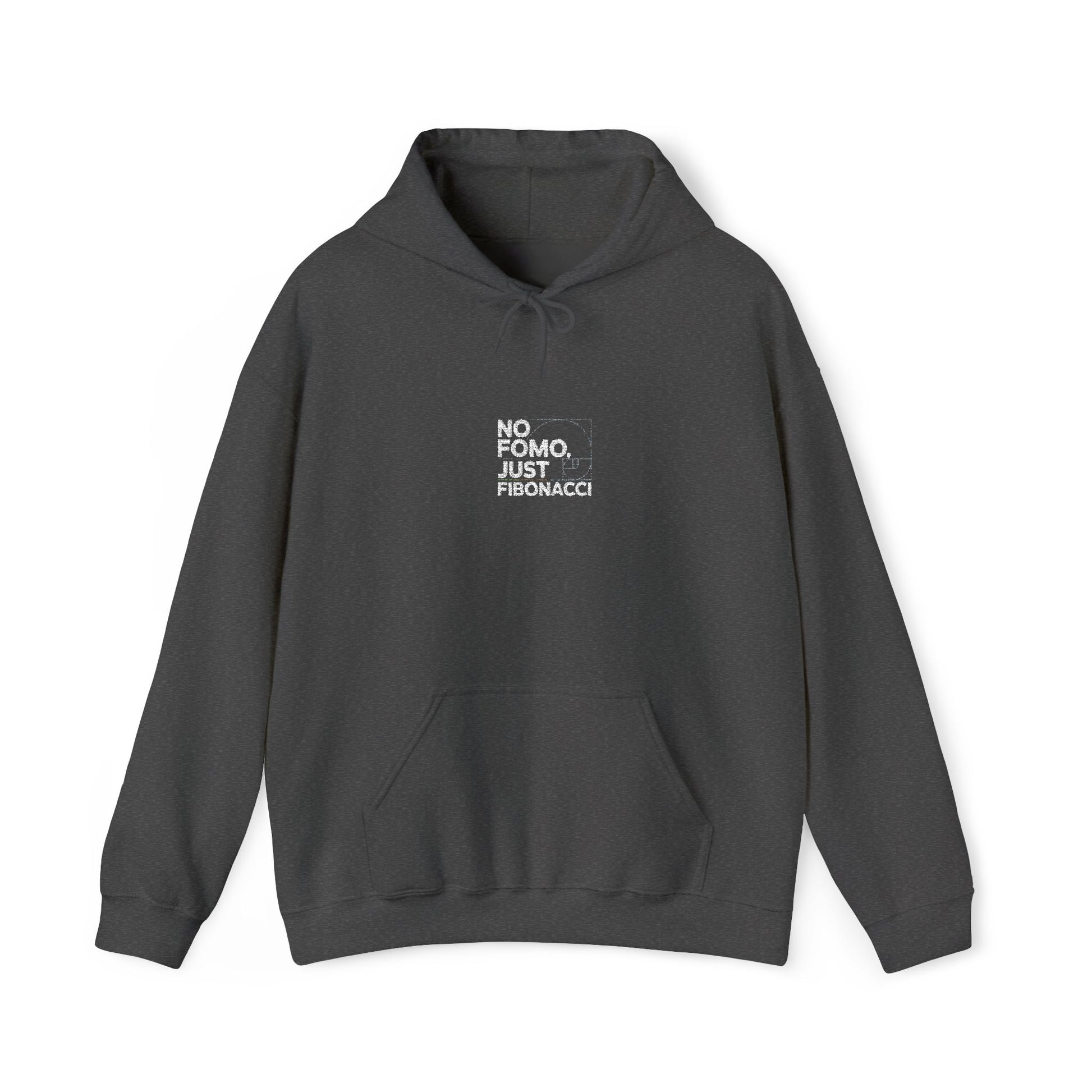 No FOMO, Just Fibonacci – Funny Trading Unisex Heavy Blend™ Hooded Sweatshirt - Candleholm