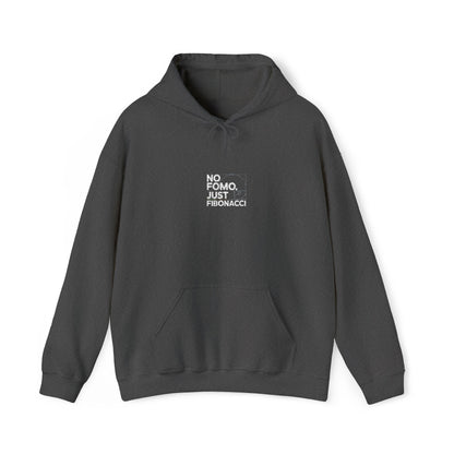 No FOMO, Just Fibonacci – Funny Trading Unisex Heavy Blend™ Hooded Sweatshirt - Candleholm