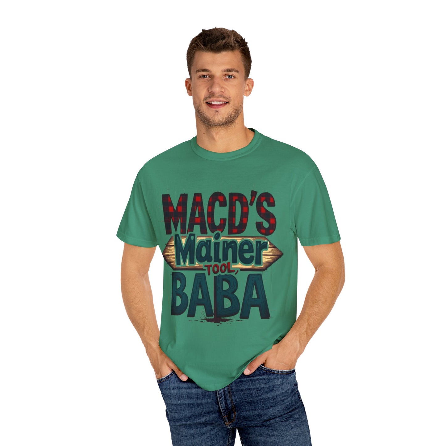 MACD’s a Mainer Tool, Baba – Funny Trader T-Shirt with Maine Accent - Candleholm