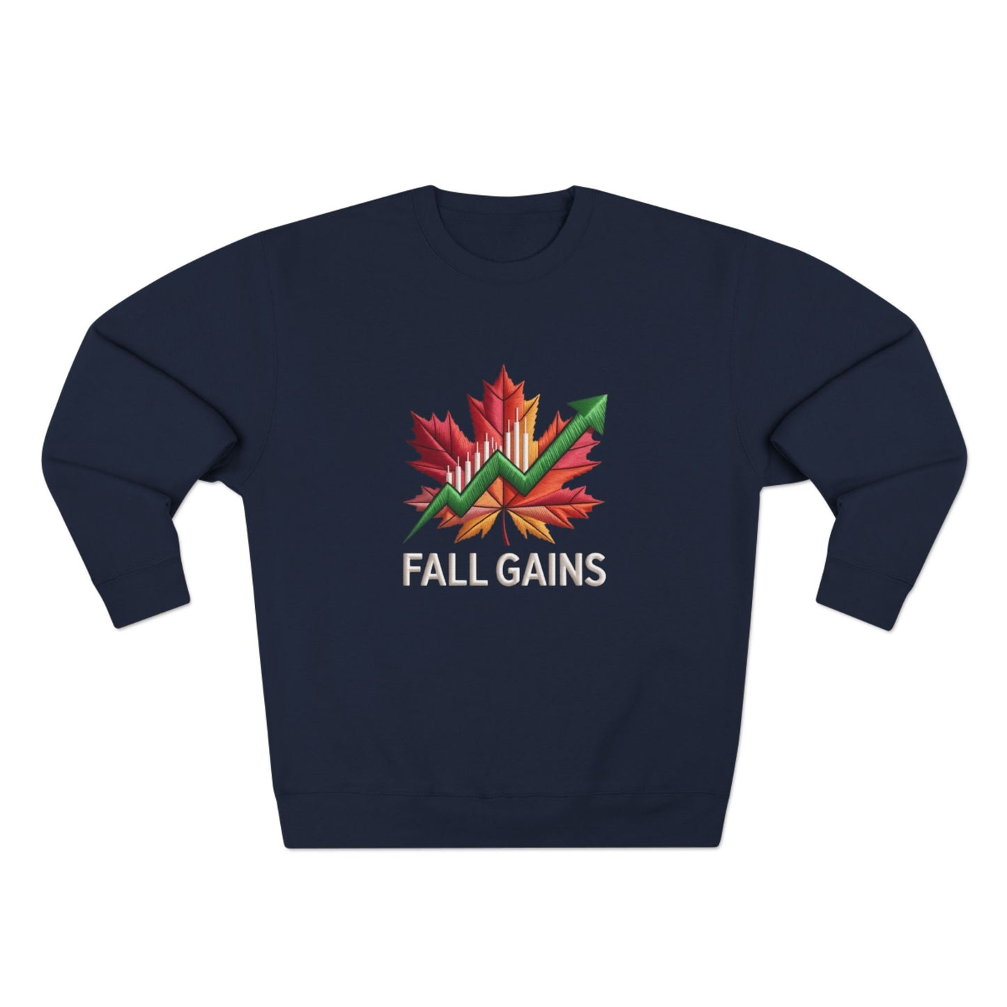 Execution Season Unisex Crewneck Sweatshirt - Q4 Trading Chart Design