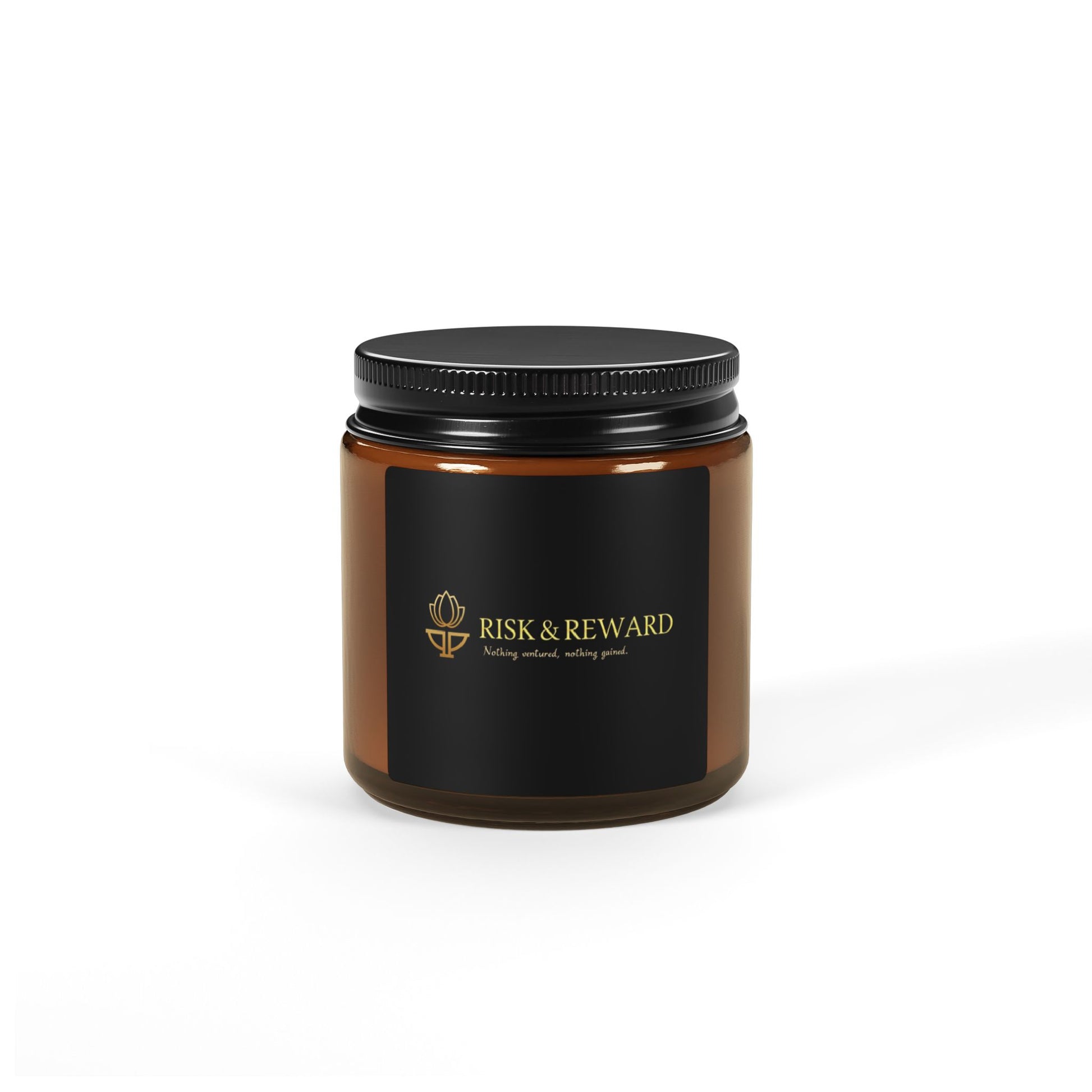 Risk & Reward Candle Candle - Luxurious Amber Jar | Perfect for Self-Care & Gifting - Candleholm
