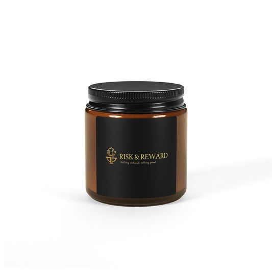 Risk & Reward Candle Candle - Luxurious Amber Jar | Perfect for Self-Care & Gifting - Candleholm