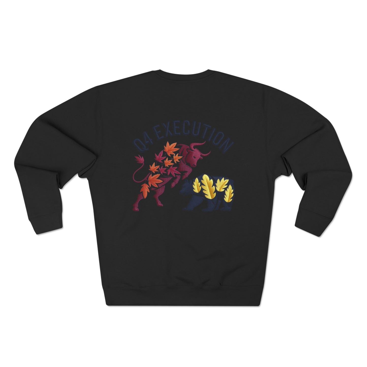 Execution Season Unisex Crewneck Sweatshirt - Q4 Trading Chart Design