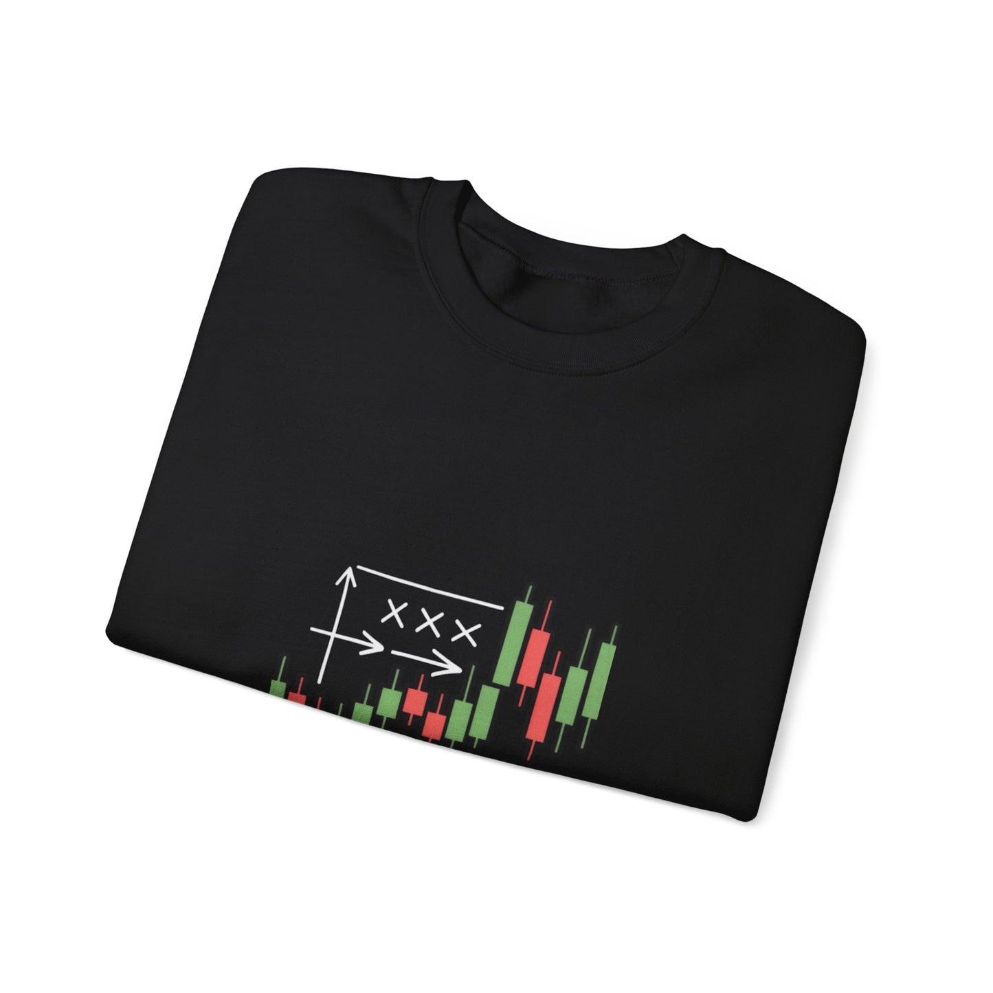 Market Playbook Sweatshirt - Chalkboard Football Trader Fall Uniform - Candleholm
