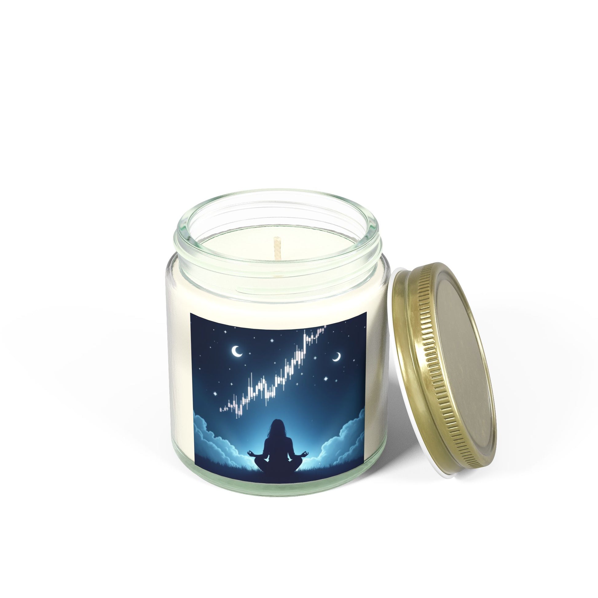 Chart Whisperer Candle - Calm Your Mind with Coconut Apricot Wax (4oz, 9oz) - Candleholm