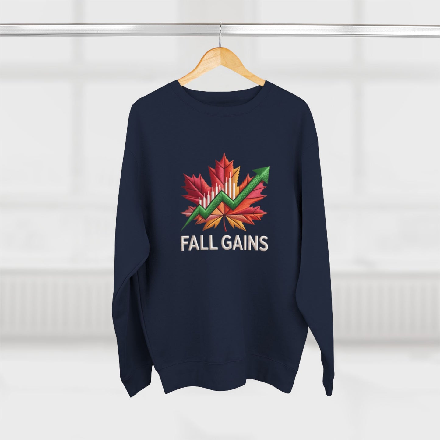 Execution Season Unisex Crewneck Sweatshirt - Q4 Trading Chart Design