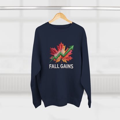 Execution Season Unisex Crewneck Sweatshirt - Q4 Trading Chart Design
