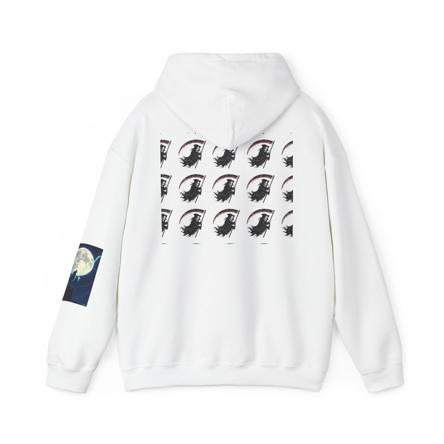 Pumpkin Pump – Bullish Halloween Rally Hoodie  Cozy Unisex Sweatshirt for Fall, Pumpkin and Moon Design, Perfect for Autumn Celebrations, Comfortable Gift [...] - Candleholm