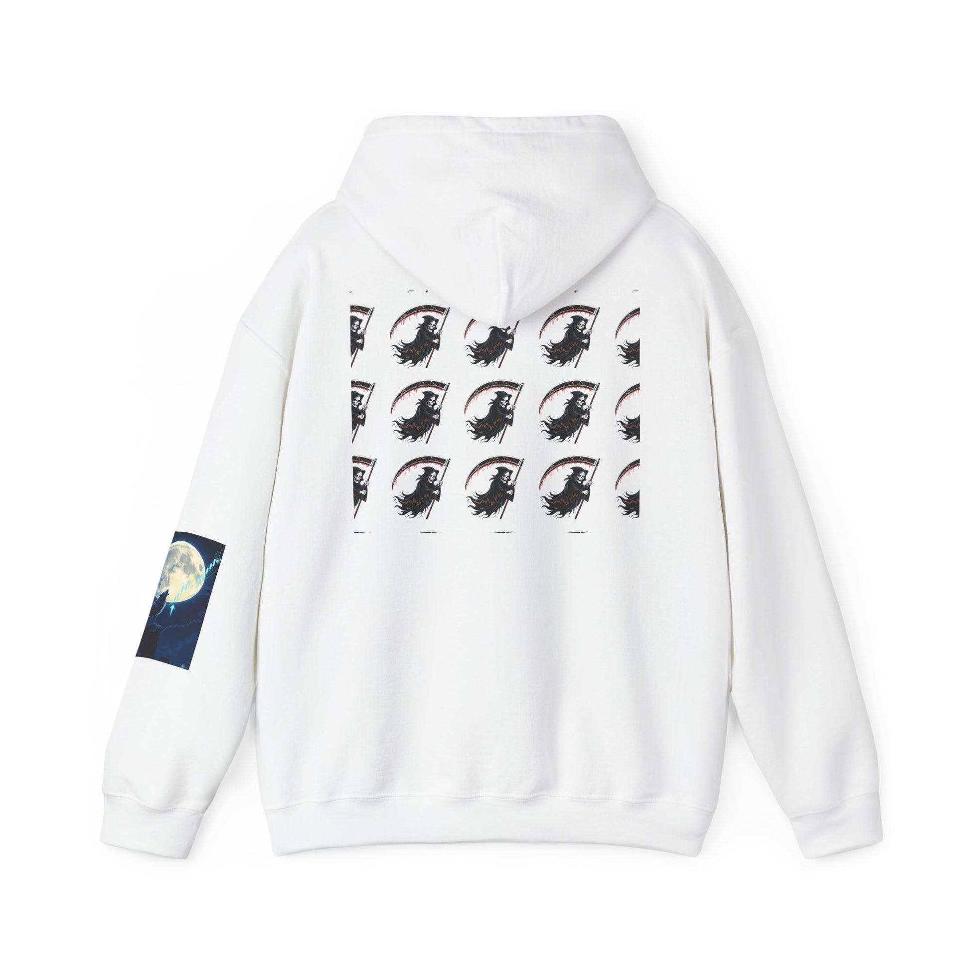 Pumpkin Pump – Bullish Halloween Rally Hoodie  Cozy Unisex Sweatshirt for Fall, Pumpkin and Moon Design, Perfect for Autumn Celebrations, Comfortable Gift [...] - Candleholm