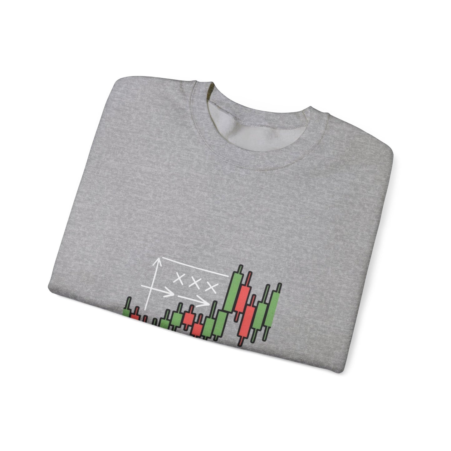 Market Playbook Sweatshirt - Chalkboard Football Trader Fall Uniform - Candleholm