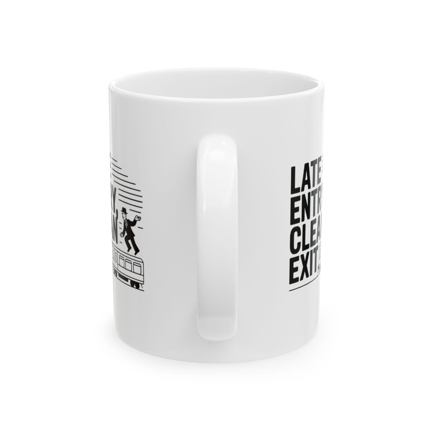 Late Entry, Clean Exit – Trader’s Precision Mug | Gift for Commuters, Office Humor, Morning Coffee - Candleholm