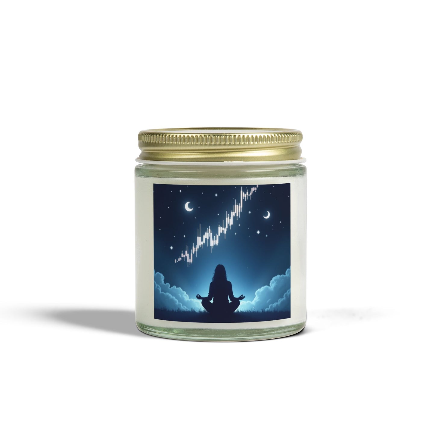 Chart Whisperer Candle - Calm Your Mind with Coconut Apricot Wax (4oz, 9oz) - Candleholm