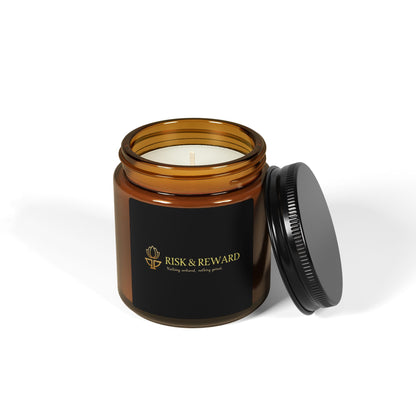Risk & Reward Candle Candle - Luxurious Amber Jar | Perfect for Self-Care & Gifting - Candleholm