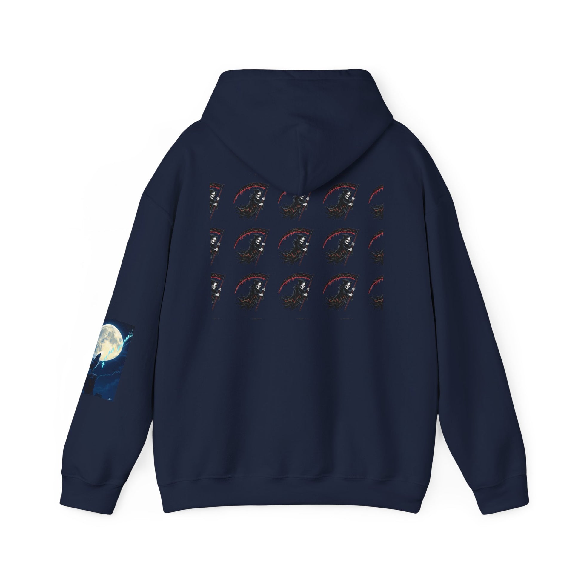 Pumpkin Pump – Bullish Halloween Rally Hoodie  Cozy Unisex Sweatshirt for Fall, Pumpkin and Moon Design, Perfect for Autumn Celebrations, Comfortable Gift [...] - Candleholm