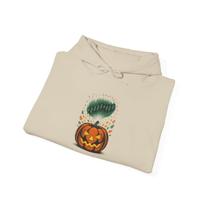 Pumpkin Pump – Bullish Halloween Rally Hoodie  Cozy Unisex Sweatshirt for Fall, Pumpkin and Moon Design, Perfect for Autumn Celebrations, Comfortable Gift [...] - Candleholm