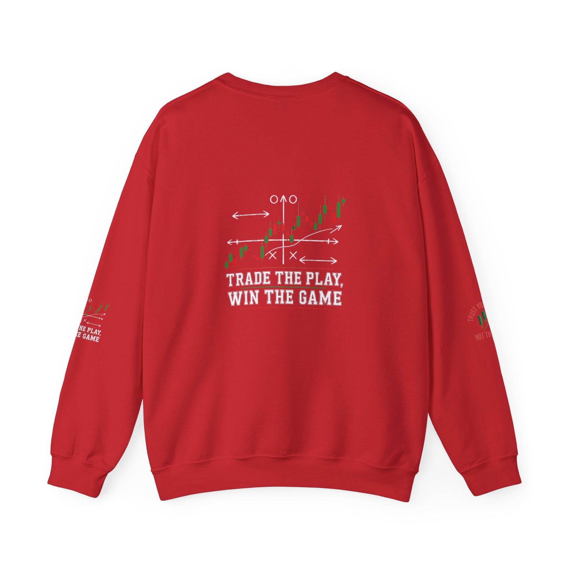Market Playbook Sweatshirt - Chalkboard Football Trader Fall Uniform - Candleholm