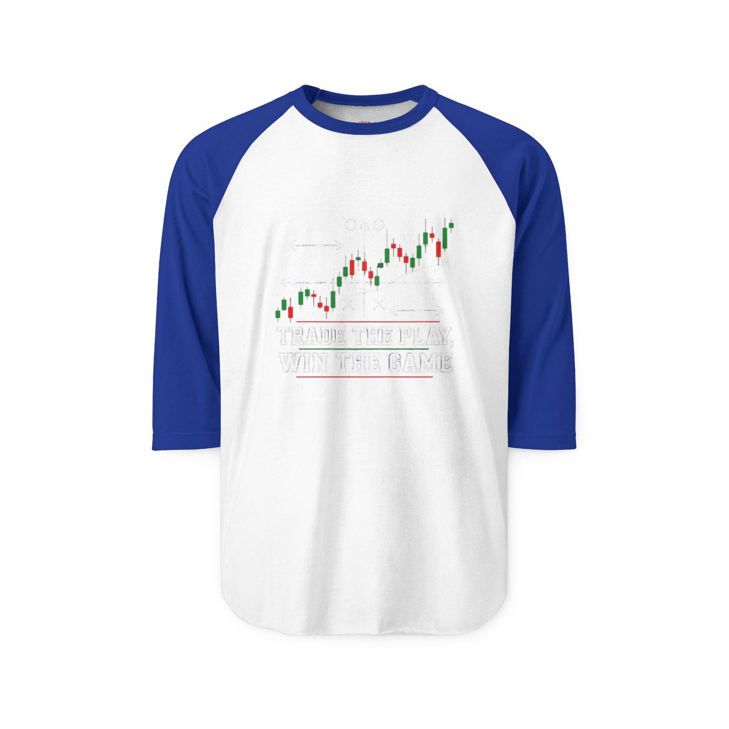 Trading Floor Stock Market Bull and Bear Three-Quarter Sleeve Raglan Shirt - Candleholm