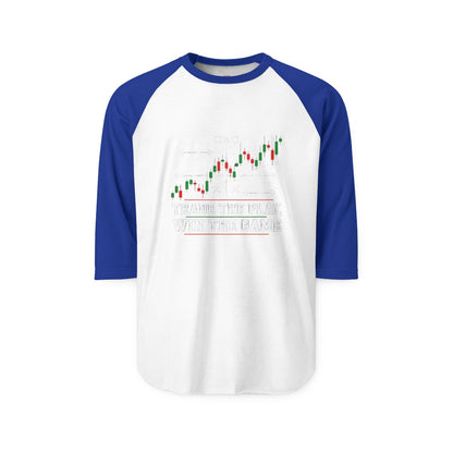Trading Floor Stock Market Bull and Bear Three-Quarter Sleeve Raglan Shirt - Candleholm