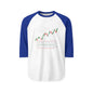 Trading Floor Stock Market Bull and Bear Three-Quarter Sleeve Raglan Shirt - Candleholm
