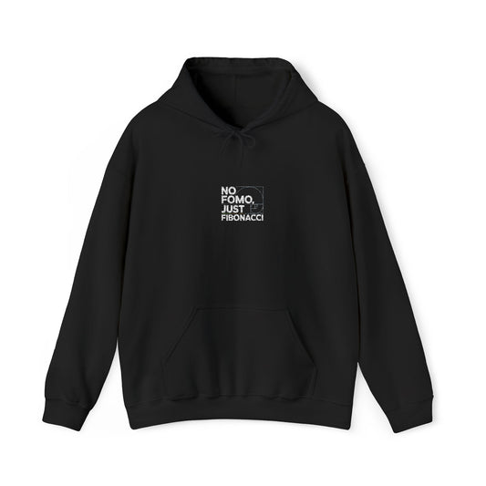 No FOMO, Just Fibonacci – Funny Trading Unisex Heavy Blend™ Hooded Sweatshirt - Candleholm