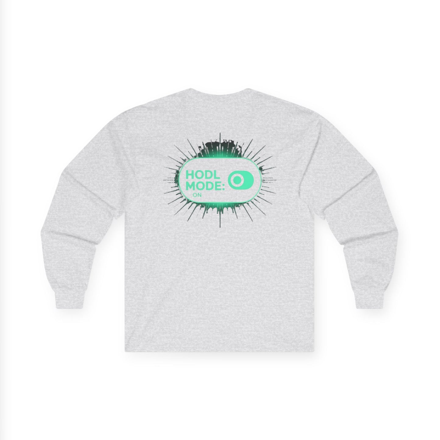 HODL Mode Long Sleeve Tee, Crypto Gift, Unisex T-Shirt, Investment Apparel, Funny Meme Shirt, Casual Wear, Layering Top - Candleholm