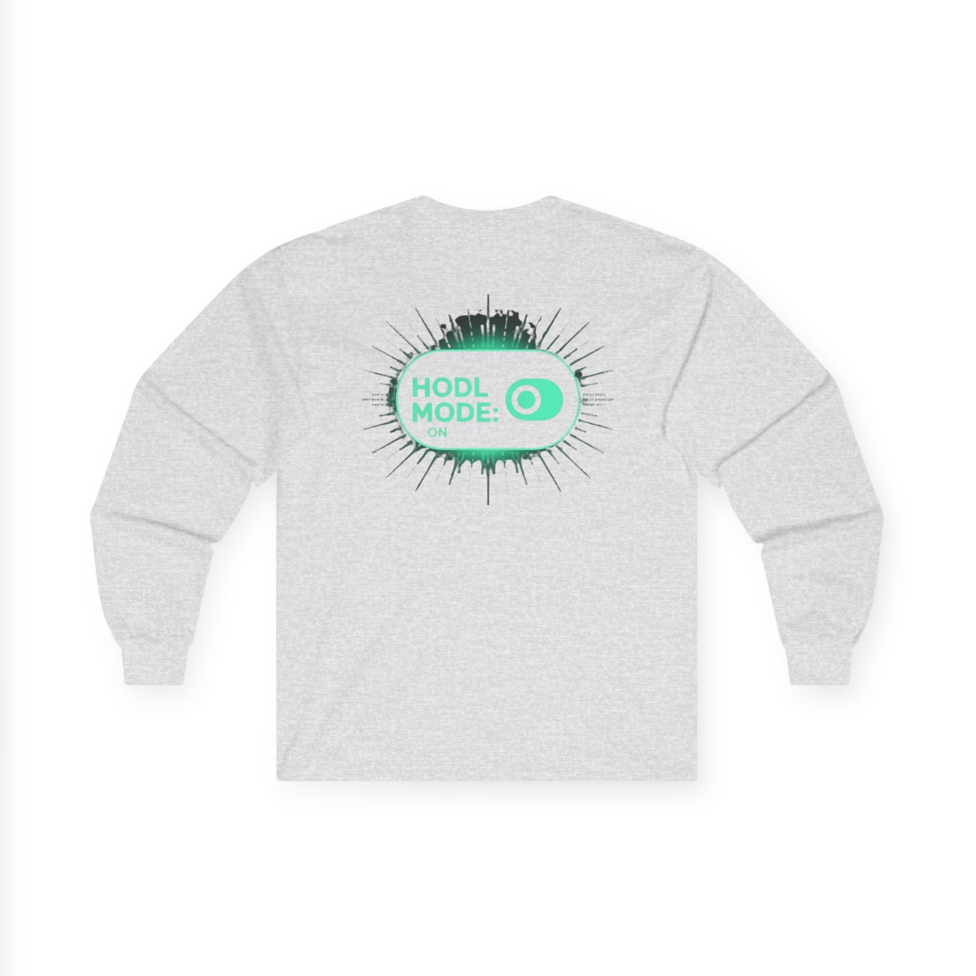 HODL Mode Long Sleeve Tee, Crypto Gift, Unisex T-Shirt, Investment Apparel, Funny Meme Shirt, Casual Wear, Layering Top - Candleholm