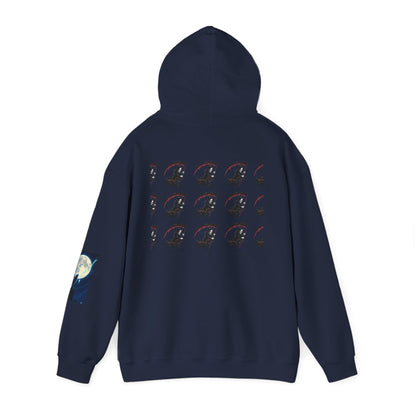 Pumpkin Pump – Bullish Halloween Rally Hoodie  Cozy Unisex Sweatshirt for Fall, Pumpkin and Moon Design, Perfect for Autumn Celebrations, Comfortable Gift [...] - Candleholm