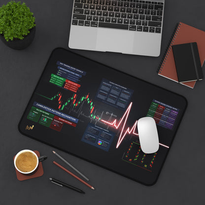 Ultimate Trader's  Day Trading Essentials Desk Mat - Candleholm