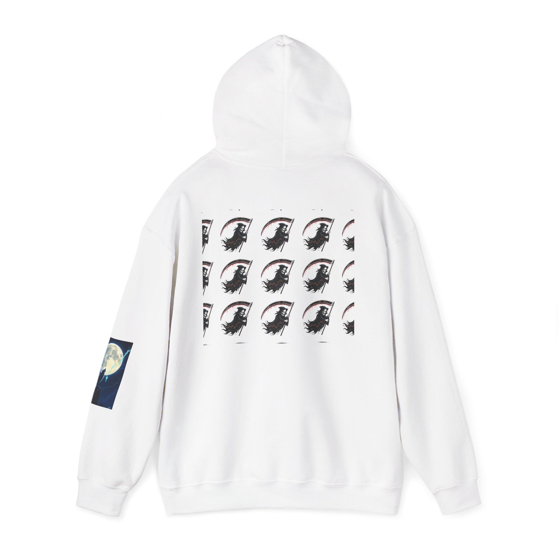 Pumpkin Pump – Bullish Halloween Rally Hoodie  Cozy Unisex Sweatshirt for Fall, Pumpkin and Moon Design, Perfect for Autumn Celebrations, Comfortable Gift [...] - Candleholm