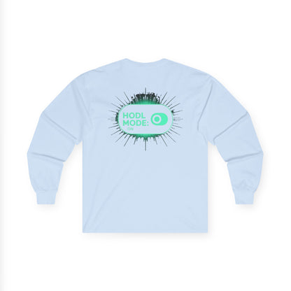 HODL Mode Long Sleeve Tee, Crypto Gift, Unisex T-Shirt, Investment Apparel, Funny Meme Shirt, Casual Wear, Layering Top - Candleholm