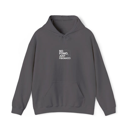 No FOMO, Just Fibonacci – Funny Trading Unisex Heavy Blend™ Hooded Sweatshirt - Candleholm