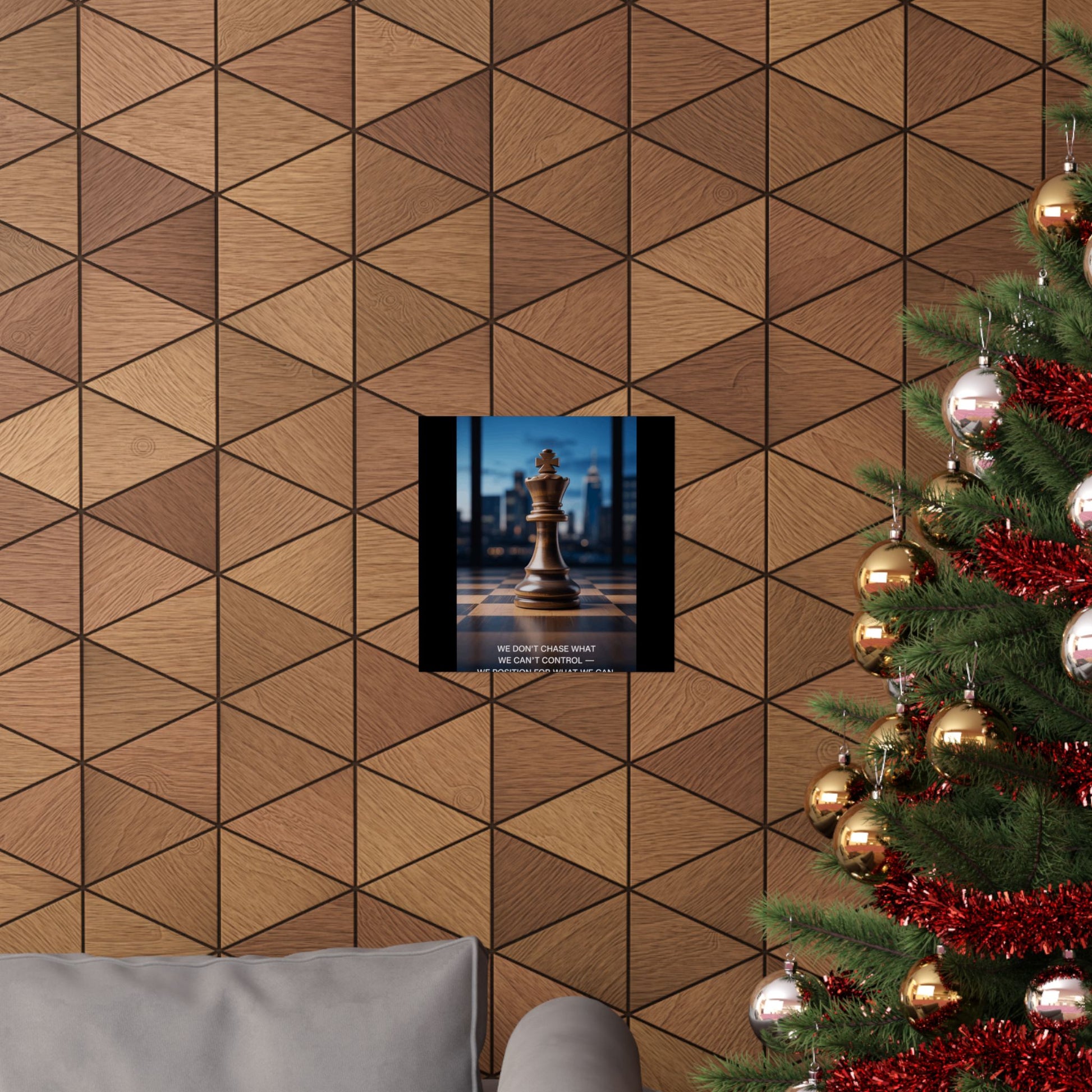 Vertical Poster - Matte Inspirational Artwork for Chess Enthusiasts and Strategists - Candleholm