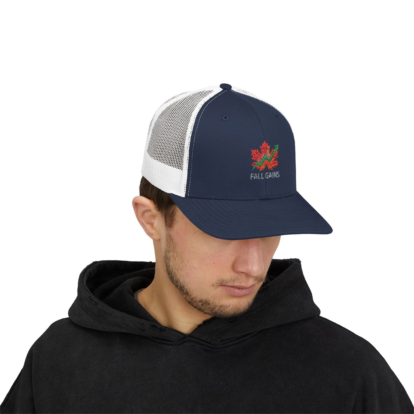 Q4 Execution Season Hoodie - Trading Charts Gridiron Design