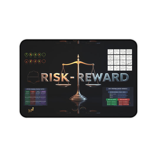 Risk-Reward Day Trading Entry Signals desk Mat  Optimize Your Trades