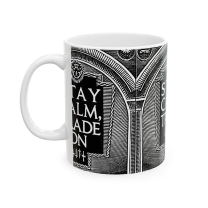 Stay Calm, Trade On Mug – Stoic Trader Coffee Cup for Market Volatility & Election Season - Candleholm