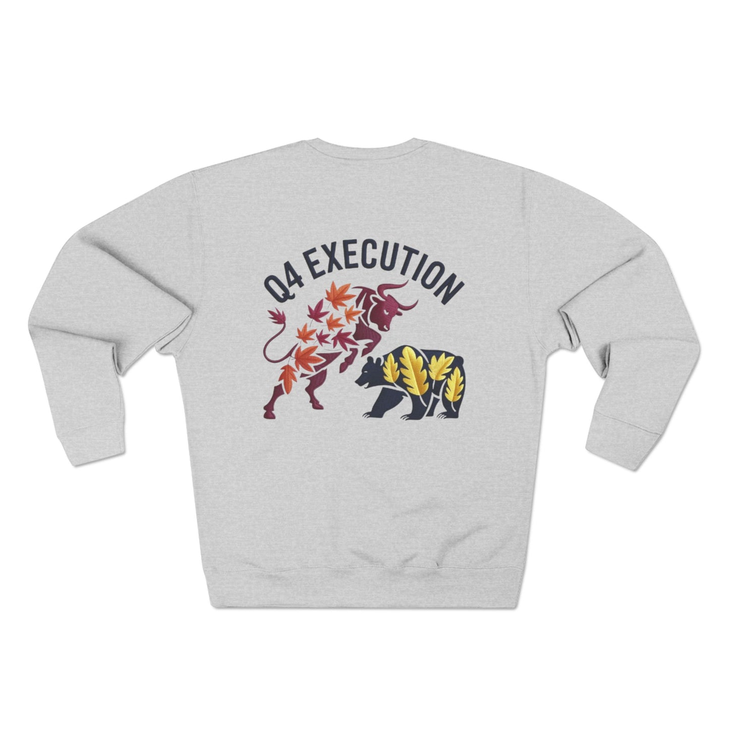 Execution Season Unisex Crewneck Sweatshirt - Q4 Trading Chart Design