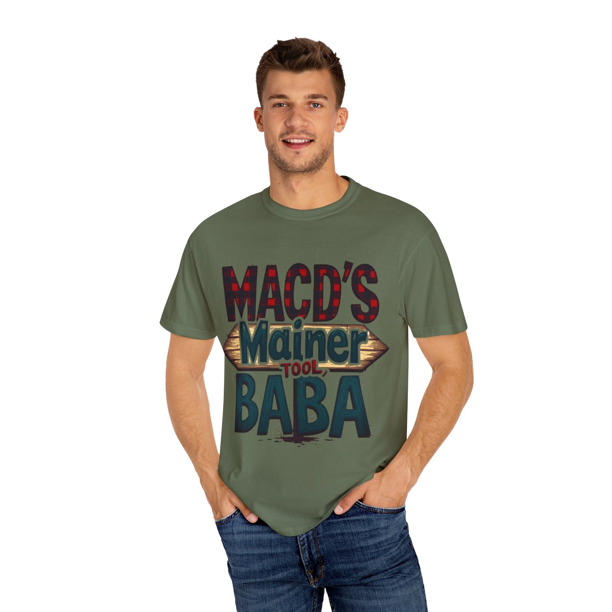MACD’s a Mainer Tool, Baba – Funny Trader T-Shirt with Maine Accent - Candleholm