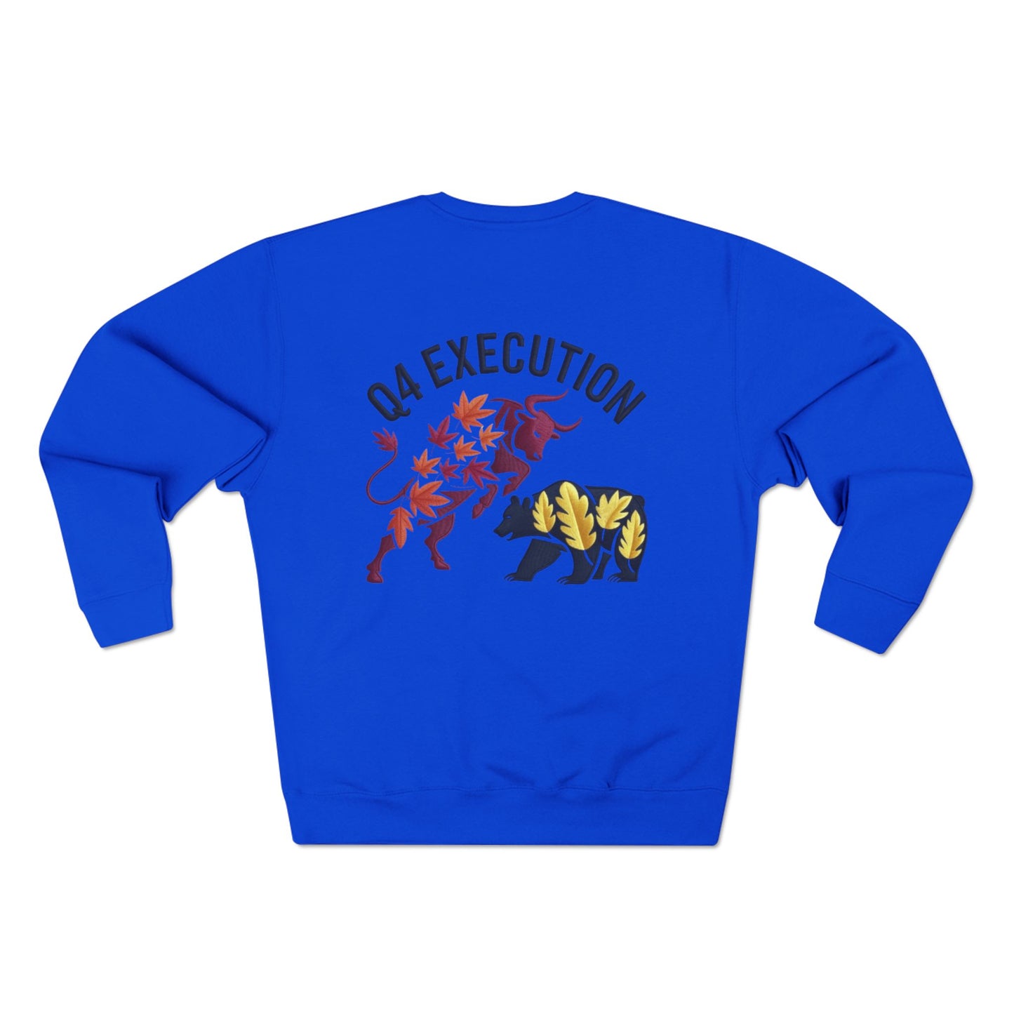 Execution Season Unisex Crewneck Sweatshirt - Q4 Trading Chart Design