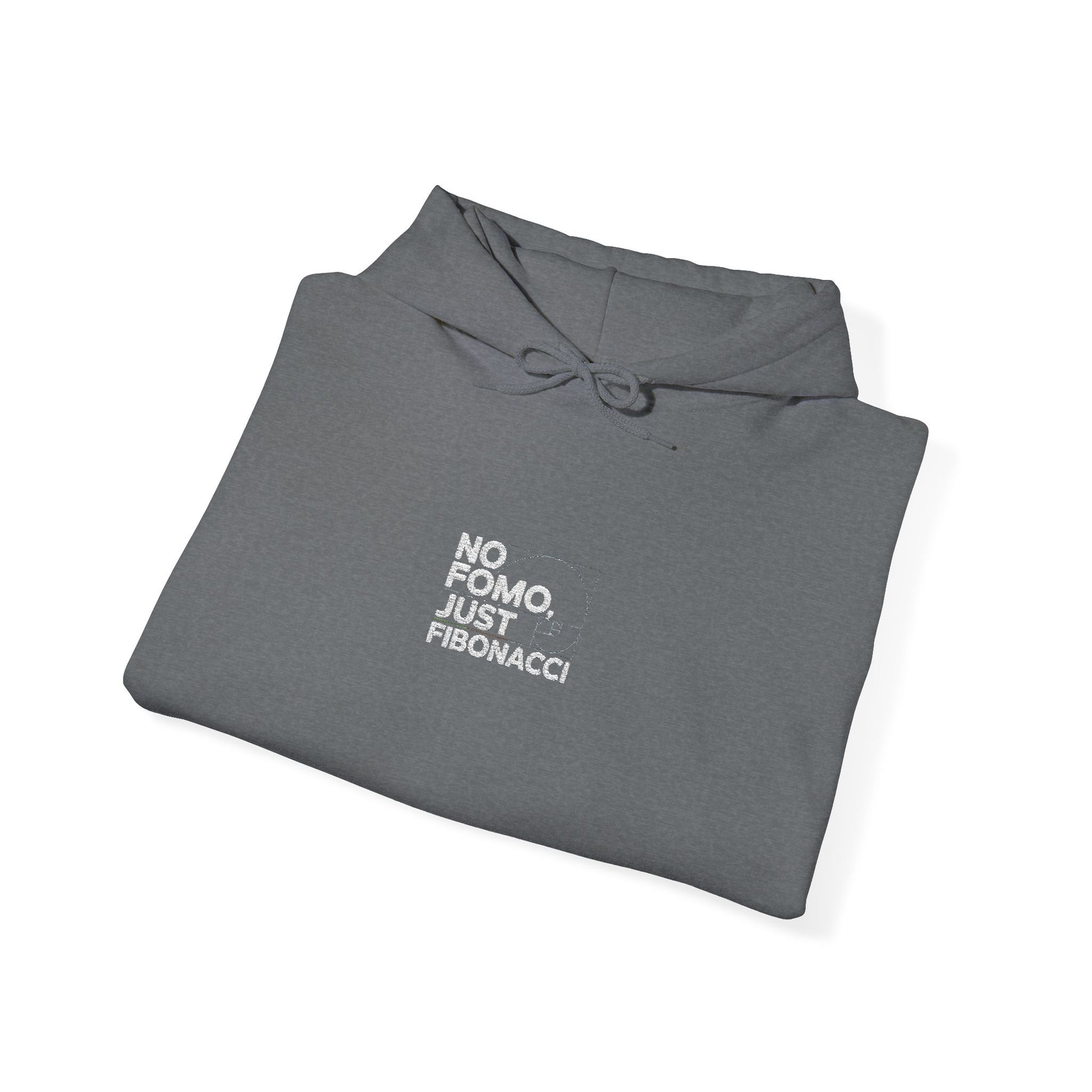 No FOMO, Just Fibonacci – Funny Trading Unisex Heavy Blend™ Hooded Sweatshirt - Candleholm