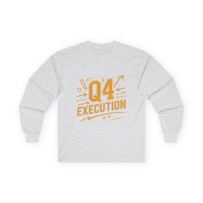 The Autumn Execution Playbook – Q4 Trading Unisex Long Sleeve Tee, Motivational Gift, Business Casual Top, Team Spirit Shirt, Office Holiday Apparel - Candleholm