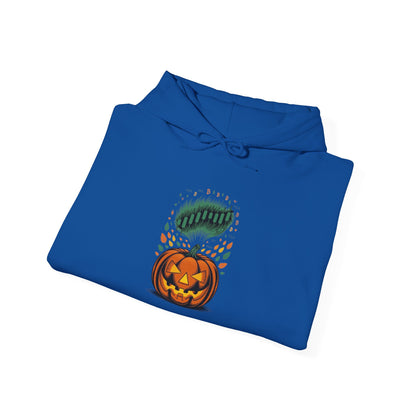Pumpkin Pump – Bullish Halloween Rally Hoodie  Cozy Unisex Sweatshirt for Fall, Pumpkin and Moon Design, Perfect for Autumn Celebrations, Comfortable Gift [...] - Candleholm