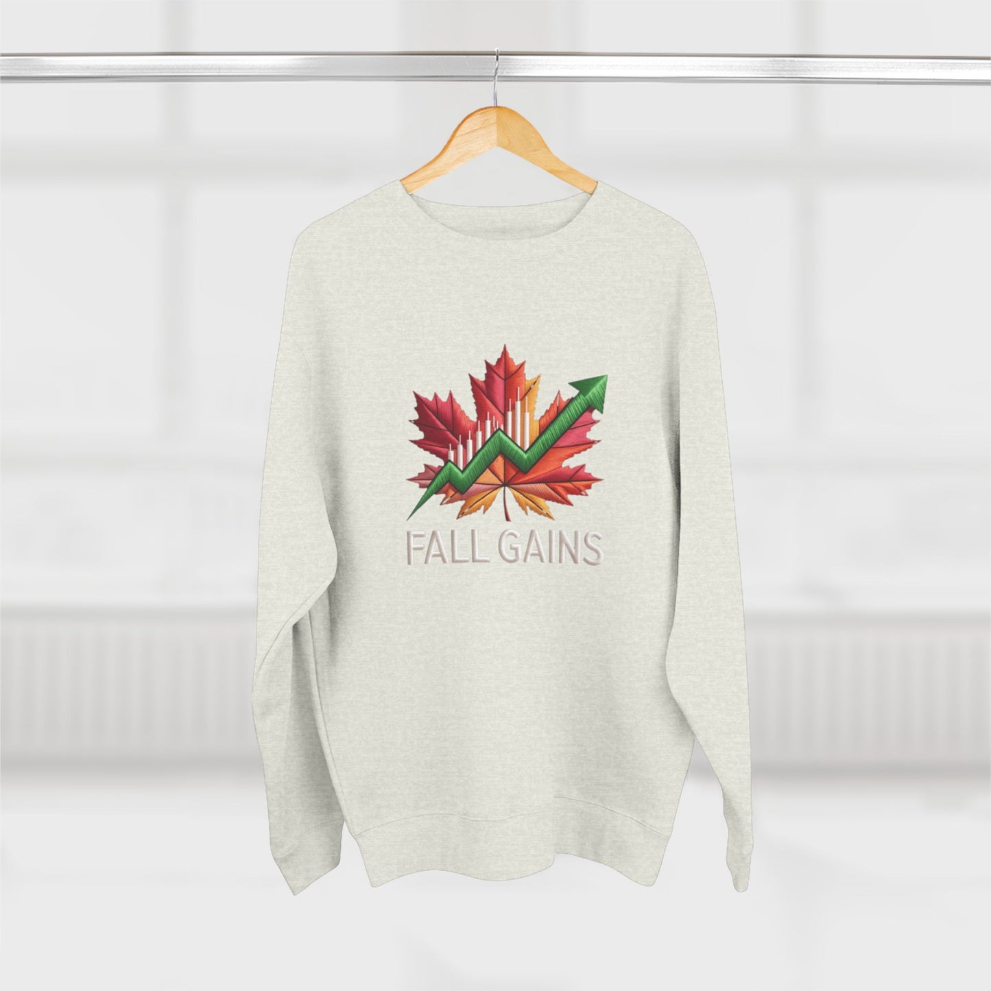 Execution Season Unisex Crewneck Sweatshirt - Q4 Trading Chart Design