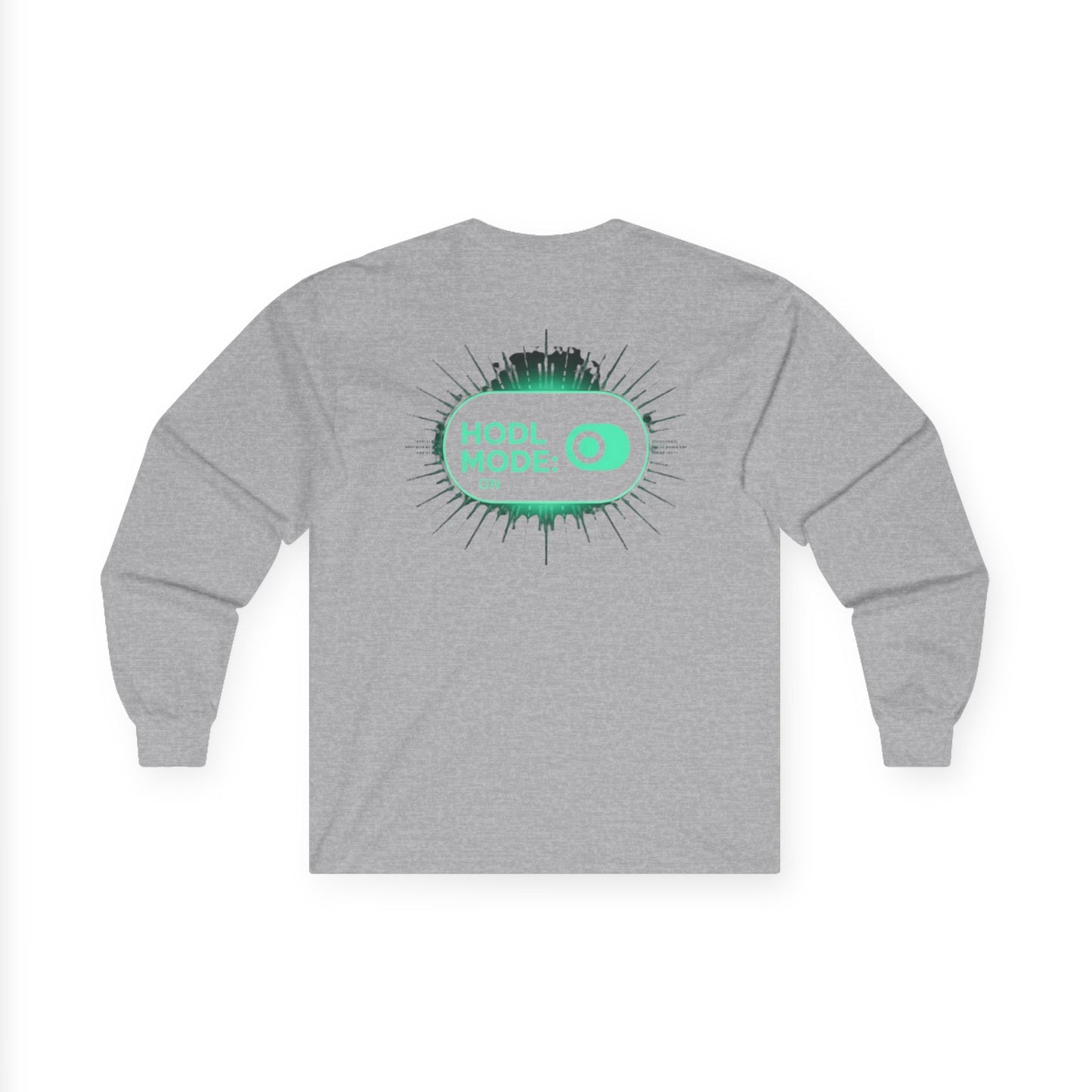 HODL Mode Long Sleeve Tee, Crypto Gift, Unisex T-Shirt, Investment Apparel, Funny Meme Shirt, Casual Wear, Layering Top - Candleholm